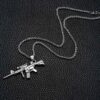 گردنبند استیل اسلحه M416