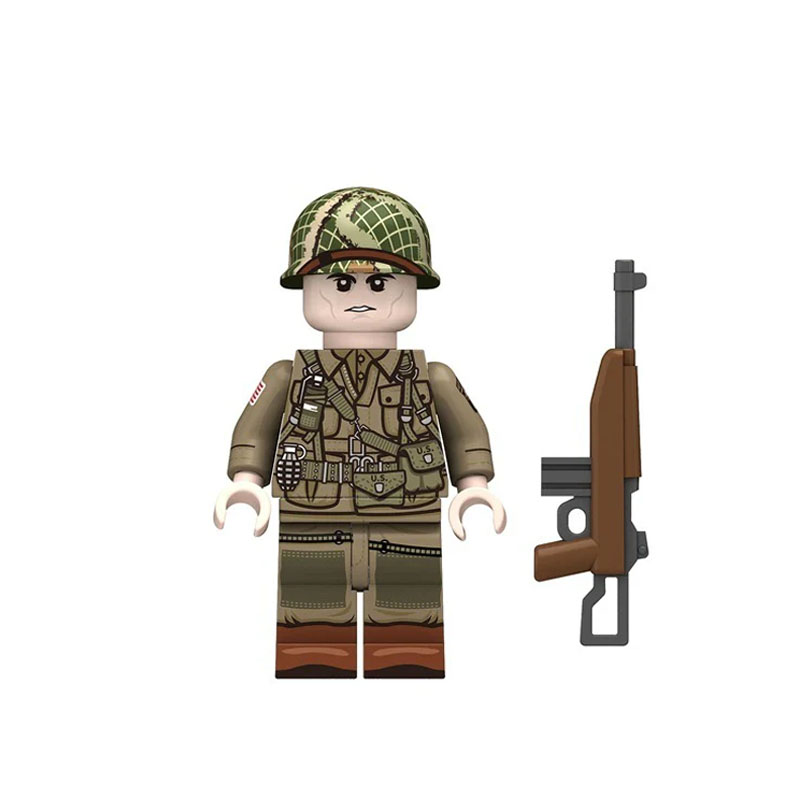 لگو جنگ جهانی | مینی فیگور سرباز هوابرد آمریکایی N656