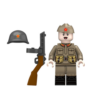 لگو جنگ جهانی | مینی فیگور پیاده نظام شوروی N668