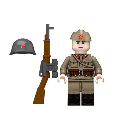 لگو جنگ جهانی | مینی فیگور پیاده نظام شوروی N670
