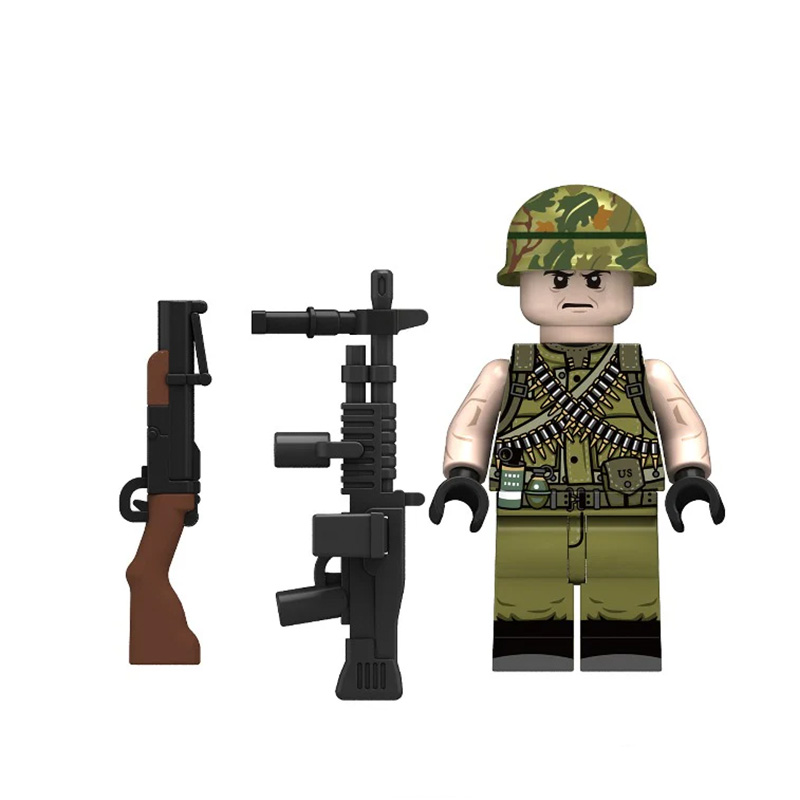 لگو جنگ ویتنام | مینی فیگور سرباز آمریکایی N703