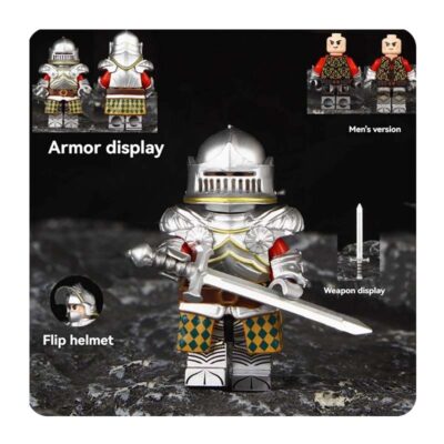 لگو قرون وسطی | مینی فیگور شوالیه زرهی Z152