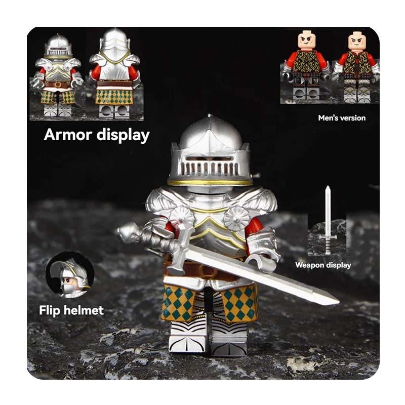 لگو قرون وسطی | مینی فیگور شوالیه زرهی Z152