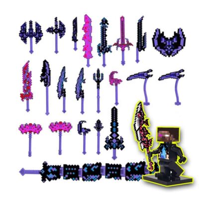 پک سلاح های لگویی ماینکرفت