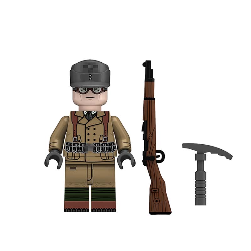 لگو جنگ جهانی | مینی فیگور پیاده نظام نازی N633